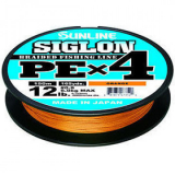 Плетеный шнур SUNLINE SIGLON PE 4 #2.5 (0,260.мм)  300м оранжевый