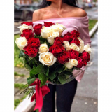 Микс букет из 29 роз