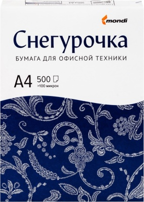 Бумага для принтера белая  &quot;Снегурочка&quot; А4 