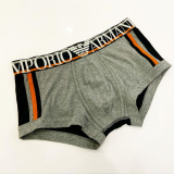 Трусы-боксеры мужские Emporio Armani серые