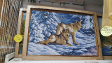Картина Волки зимой