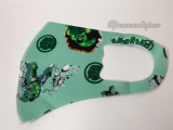 Многоразовая защитная маска зеленая Халк