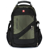 Рюкзак SWISSGEAR черный с цветной вставкой