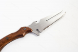 Вилка-нож с деревянными накладками из дерева Ясень