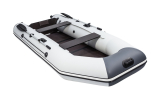 Моторно-гребная лодка АКВА 3200 Слань-книжка киль светло-серый/графит