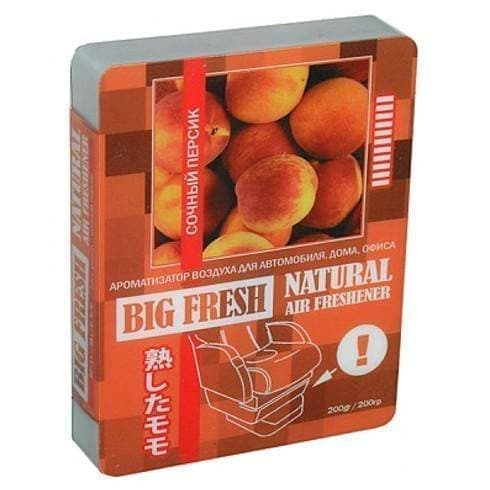 Big fresh. Big Fresh ароматизатор. Биг Фреш. Освежитель воздуха AREON персик. Air fresher.