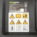Газонокосилка электрическая Greenworks GLM1240, 1200 Вт, 41 см