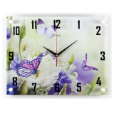 Часы настенные 3545-253 Сиреневая бабочка