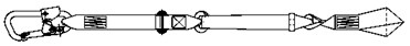 Строп антистатический из ленты с карабином СЛ рег
