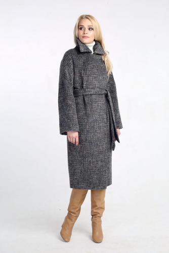 Женское демисезонное пальто из вирджинской шерсти