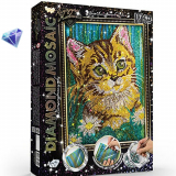 Алмазная вышивка "Diamond Mosaic" котенок