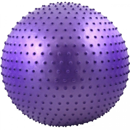 Мяч фитбол 75см FBM-75-4 Anti-Burst массажный фиолетовый