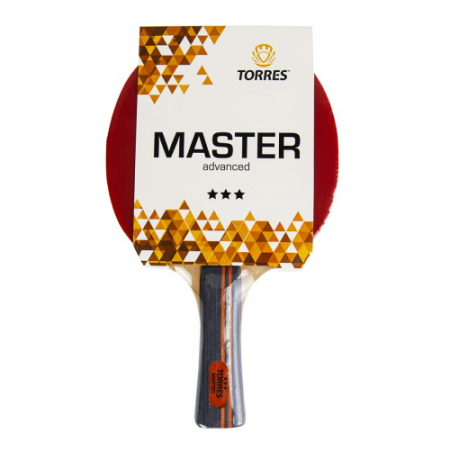 Ракетка для настольного тенниса TORRES Master 3* для тренировок накладка 2,0мм  ТТ21007