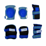 Защита роллера CLIFF YD0093 вспененный полиэтелен, пластик, синтетическая ткань синяя