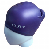 Шапочка для плавания латекс для длинных волос CLIFF CS13/2 фиолетовый