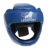Шлем бокс ЛЕО с закрытым подбородком и верха головы кожзаменитель