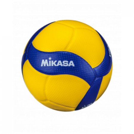 Мяч волейбольный MIKASA №5 V300W  FIVB Appr 18панелей синтетическая кожа клееный желто-синий