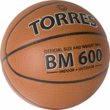 Мяч б/б TORRES BM600 ВM32026 №6 ПУ нейлон корд бут кам т.корич/черный