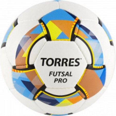 Мяч футбольны футзал TORRES Futsal Pro FS32024 №4 32панели Micro ручная сшив бело-мультиколор