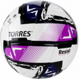Мяч футбольный футзал TORRES Futsal Resist FS321024 №4 24панели ПУ белый-мультиколлор