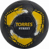 Мяч футбольный TORRES Street F020225 №5 32панели  черный/желтый