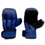 Перчатки для рукопаш боя Ронин иск.кожа F072A синий