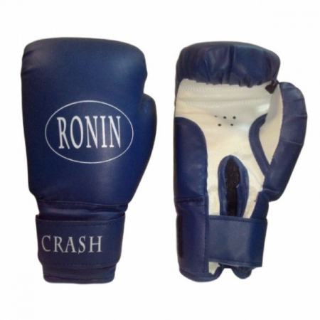 Перчатки бокс RONIN Crash F121 полиуретан синий