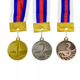 Медаль д40мм с лентой с местами NEW