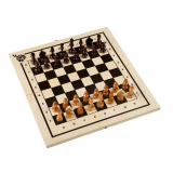 Набор 2в1 дерево Колорит (шахматы шашки) походный