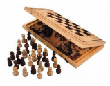 Набор 3в1 дерево Колорит (шахматы шашки нарды) 