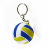 Брелок с цепочкой и кольцом для ключей Q011F волейбол