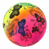 Мяч пластизоль д22см Бабочки 1891293