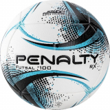 Мяч футбольный футзал PENALTY BOLA FUTSAL RX 100 №3 XXI 5213011140 термосшивка белый-черный-голубой