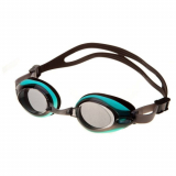 Очки для плавания взрослые АК AD-G3500 серебристый/бирюзовый/черный