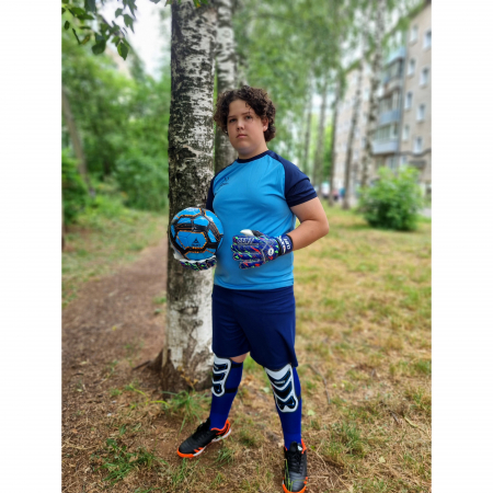 Футболка тренировочная Jogel  CAMP Reglan Jersey JFT-1021 синий/темн.синий