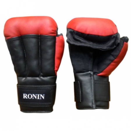 Перчатки для рукопаш боя Ронин иск.кожа F073 красный 