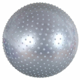Мяч фитбол АК BF-MB01 массажный серебро