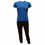 Форма спортивная CLIFF 132B (футболка +брюки) сине-черный 