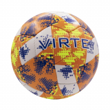 Мяч футбольный футзал Virtey 921003 ORION №4 ПУ 32панели ручная сшивка оранжево-белый