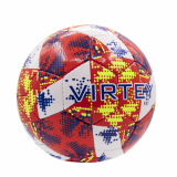 Мяч футбольный футзал Virtey 921002 FX7 №4 ПУ 32панели ручная сшивка красно-белый