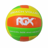 Мяч в/б АК №5 RGX-VB-02 оранж/зеленый ПВХ 1слой камера резина маш сшивка