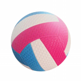 Мяч в/б АК №5 RGX-VB-07 синий/розовый ПВХ 1слой камера резина маш сшивка
