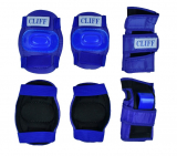 Защита роллера CLIFF YD0024 вспененный полиэтелен, пластик, синтетическая ткань синий