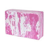 Блок для йоги 23*15*8см 180гр Multicolor розовый