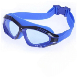 Очки-маска взрослая SPX R18013 с берушами синий/черный в коробке