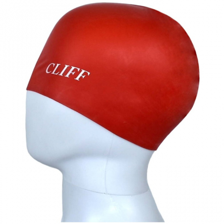 Шапочка для плавания силикон CLIFF CS02 красный