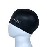 Шапочка для плавания силикон CLIFF CS02 черный