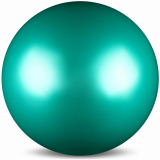 Мяч для художественной гимнастики 15см L силикон зеленый