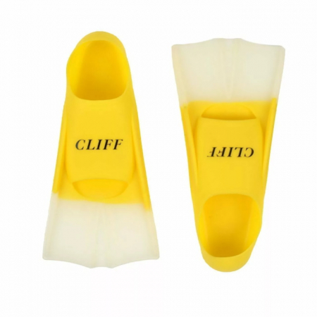 Ласты CLIFF BF11 короткие желто-белые