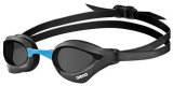 Очки для плавания ARENA Cobra Core Swipe ДЫМЧАТЫЕ линзы смен.перенос. черная оправа 003930600